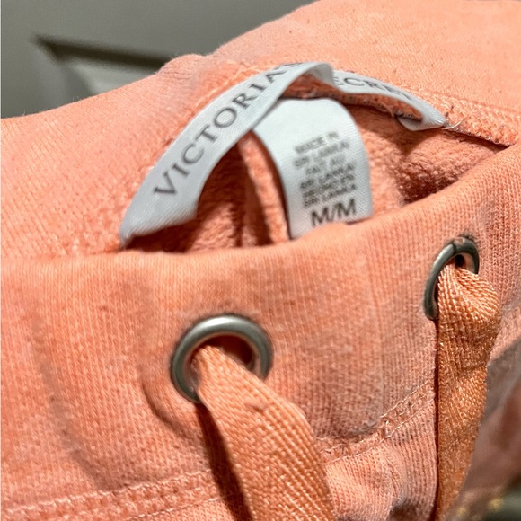 Victoria’s Secret orange boyfriend sweatpants with sequins - Picture 6 of 10